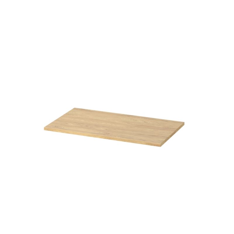 Badeværelsesbordplade Universal 80 x 45 cm Eg Brun Mat