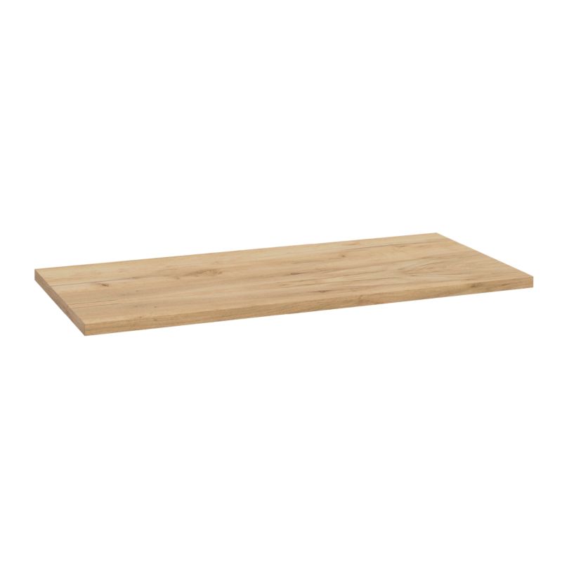 Badeværelsesbordplade Line 101x45,3 cm Gylden Eg | 5906365427474