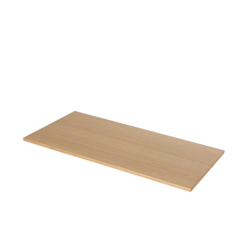 Badeværelsesbordplade Egetræsfiner 100x45,1 cm Mat