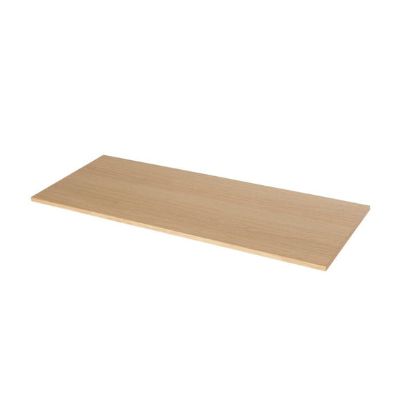 Badeværelsesbordplade Egetræsfiner 120x45,1 cm Brun