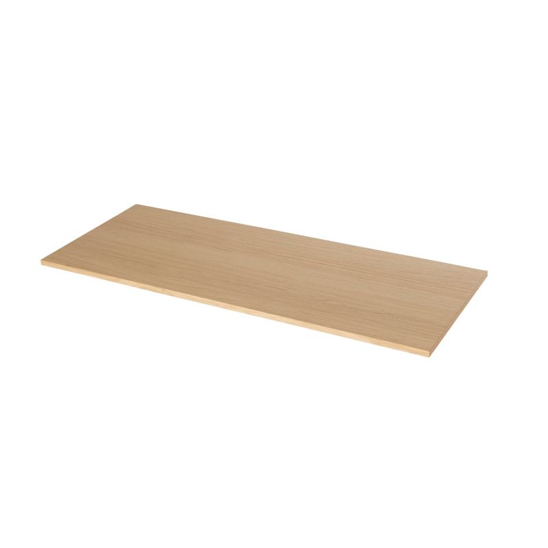 Badeværelsesbordplade Egetræsfiner 120x45,1 cm Brun