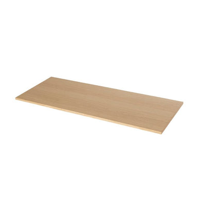 Badeværelsesbordplade Egetræsfiner 120x45,1 cm Brun