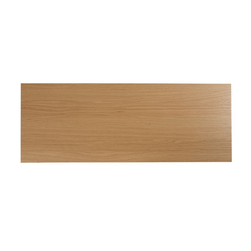 Badeværelsesbordplade Egetræsfiner 120x45,1 cm Brun