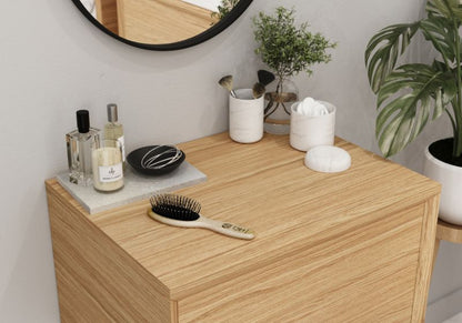 GoodHome Avela badeværelsesbordplade 60 cm i eget finér
