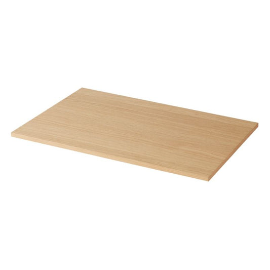 GoodHome Avela badeværelsesbordplade 80 cm i egetræsfinér