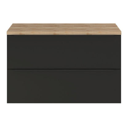 Badeværelsesbordplade Hartland 100,5 cm Massiv Eg Olieret