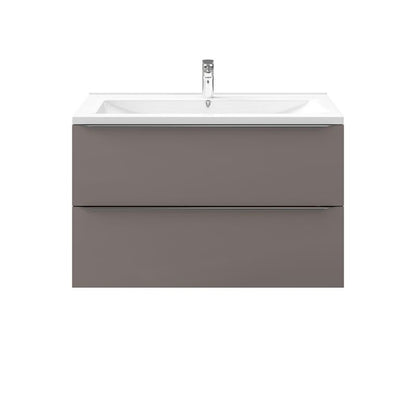 GoodHome Hartland badeværelsesbordplade 100,5 cm i massivt egetræ