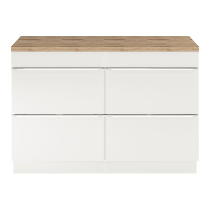 Badeværelsesbordplade Hartland 120,5x45,5 cm Massivt Olieret Eg