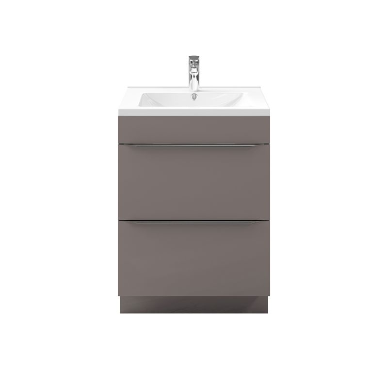 GoodHome Hartland badeværelsesbordplade 60,5 cm i massivt egetræ
