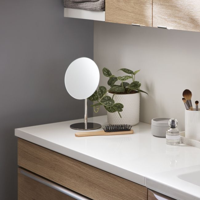 GoodHome Marloes badeværelsesbordplade 45 x 100 cm hvid lak