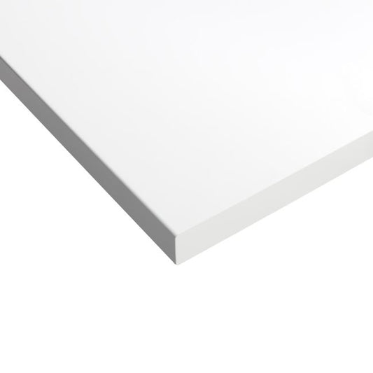GoodHome Marloes badeværelsesbordplade 45 x 100 cm hvid lak