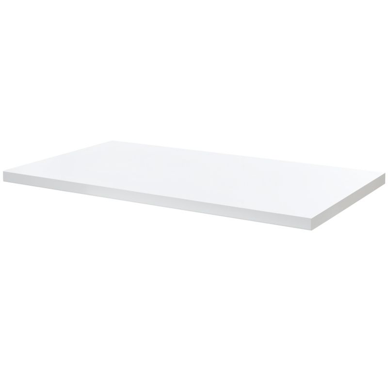 GoodHome Marloes badeværelsesbordplade 45 x 80 cm hvid lak