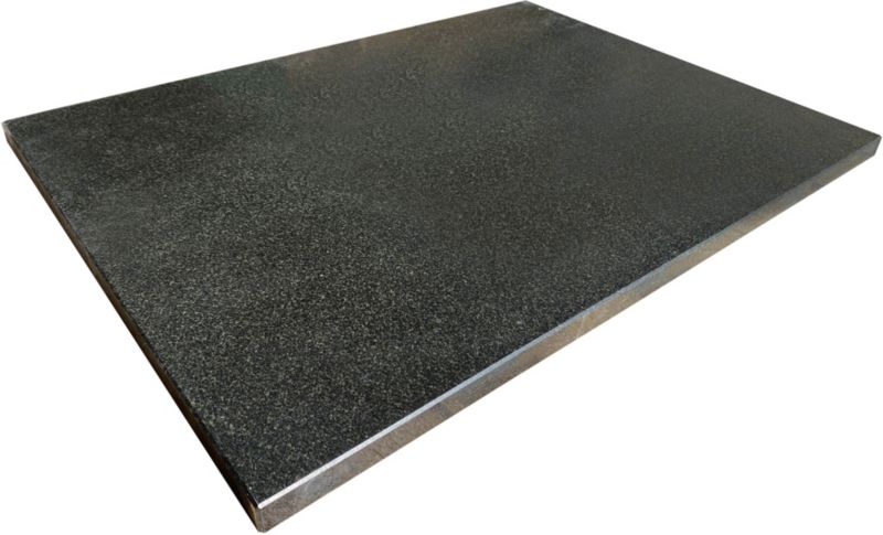 Sort Knap Shanxi badeværelsesbordplade 100,4 x 45,3 x 2 cm