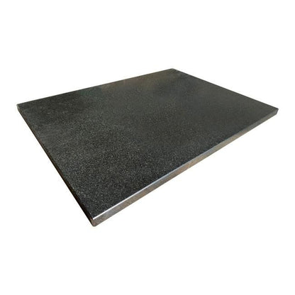 Knap Shanxi badeværelsesbordplade 60,4 x 45,3 x 2 cm mat‑sort