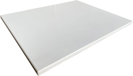 Knap Snow badeværelsesbordplade 100,4 x 45,3 x 2 cm hvid