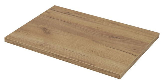 Line badeværelsesbordplade 60,4 x 45,3 cm i gylden eg