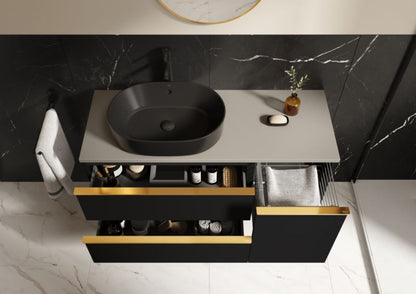 Roca Style badeværelsesbordplade 120 x 46,4 cm i fume PVC