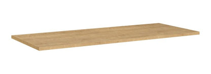 Badeværelsesbordplade 120 x 46,4 cm Lys Eg MDF Blank