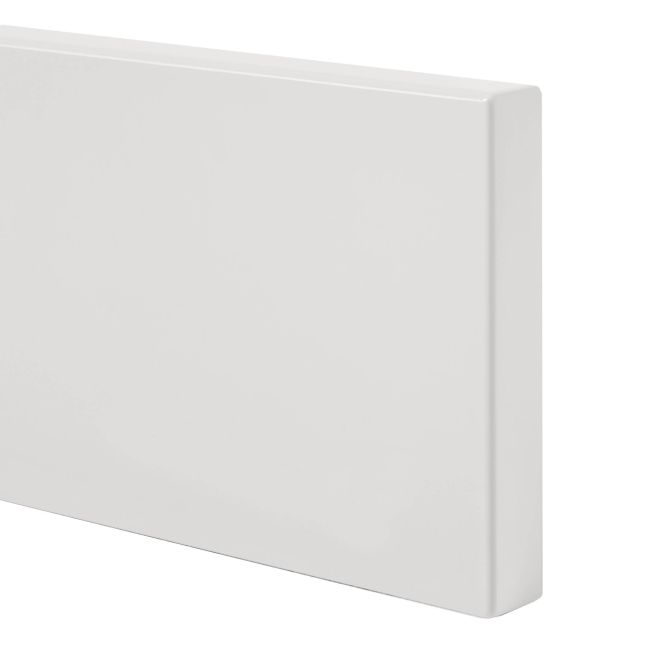 GoodHome Alisma maskeringspanel til hvidevareskab 59,7 x 11,5 cm hvid højglans