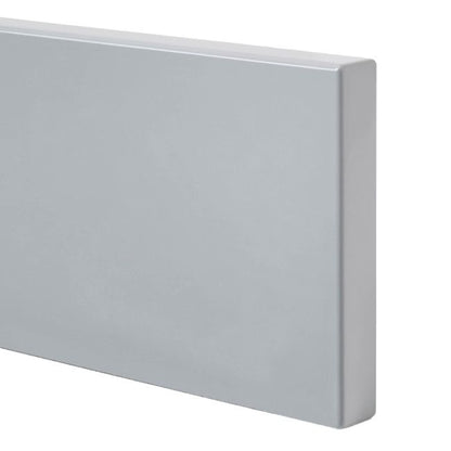 GoodHome Alisma skjulepanel til køkkenskab med hårde hvidevarer 59,7 x 11,5 cm grå højglans