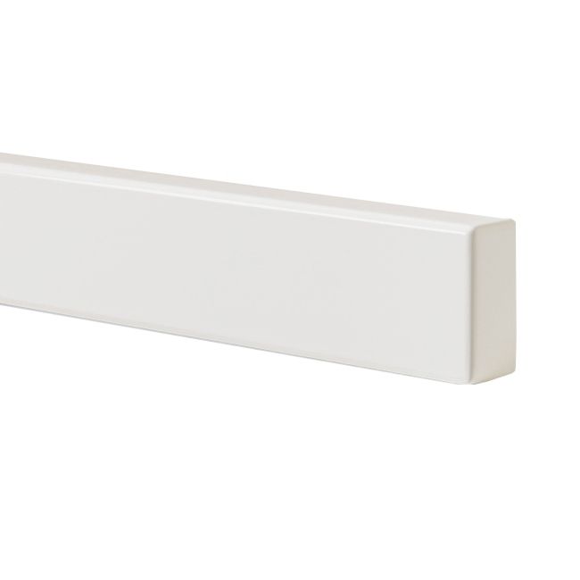 GoodHome Alisma skjulepanel til køkkenskab med hårde hvidevarer 59,7 x 5,8 cm hvid højglans