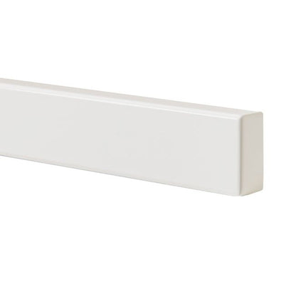 GoodHome Alisma skjulepanel til køkkenskab med hårde hvidevarer 59,7 x 5,8 cm hvid højglans
