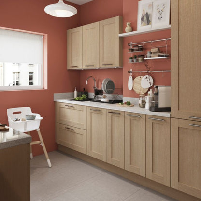GoodHome Alpinia skjulepanel til køkkenskab med hårde hvidevarer 59,7 x 5,8 cm egetræ