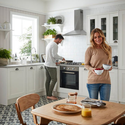 GoodHome Alpinia skjulepanel til køkkenskab med hårde hvidevarer 59,7 x 5,8 cm ivory mat