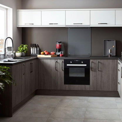 GoodHome Chia skjulepanel til køkkenskab med hårde hvidevarer 59,7 x 11,5 cm grå eg