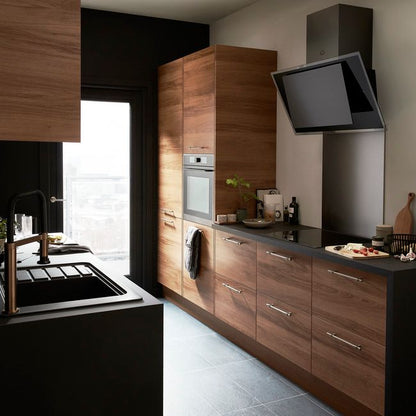 GoodHome Chia skjulepanel til køkkenskab med hårde hvidevarer 59,7 x 5,8 cm træstruktur