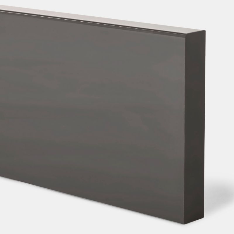 GoodHome Garcinia skjulepanel til køkkenskab med hårde hvidevarer 59,7 x 11,5 cm antracit
