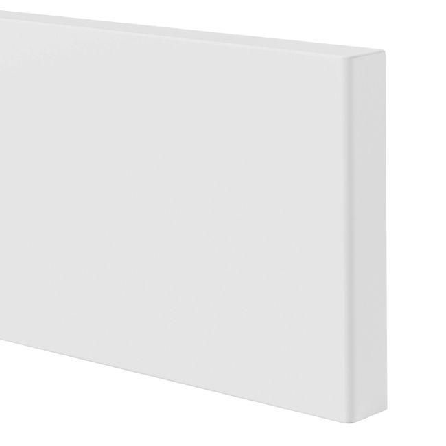 GoodHome Stevia skjuleliste til køkkenskab med hvidevarer 60 x 11,5 cm i hvid højglans