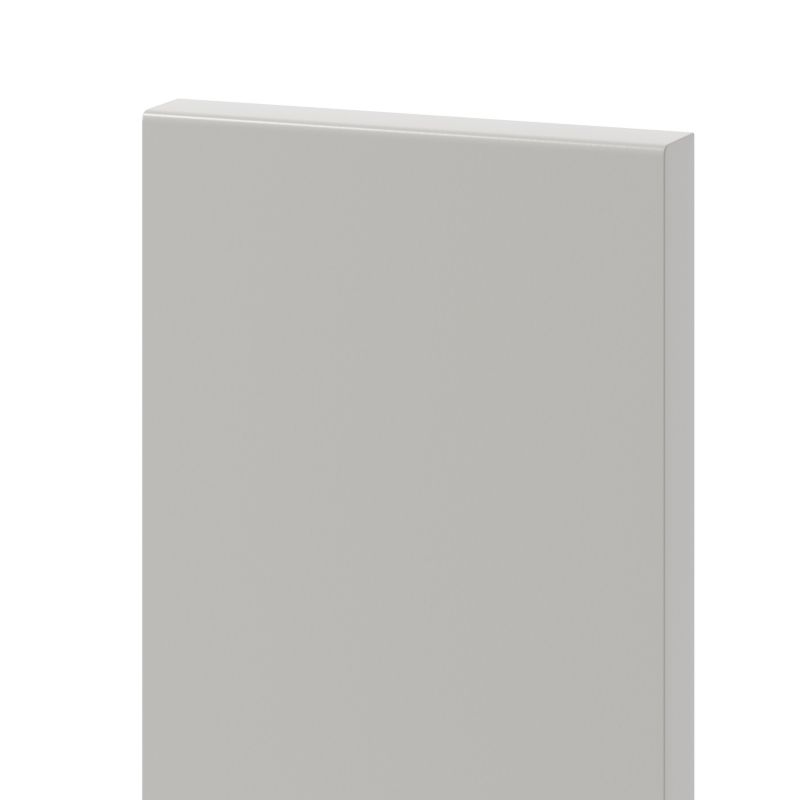 GoodHome Stevia skjulepanel til køkkenskab med hårde hvidevarer 60 x 11,5 cm mat‑grå