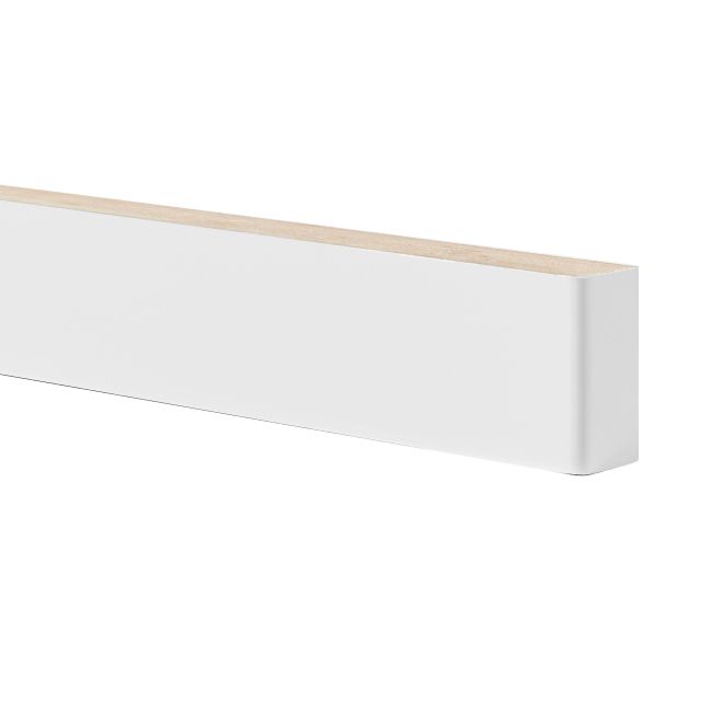 GoodHome Stevia skjuleliste til køkkenskab med hvidevarer 60 x 5,8 cm i hvid højglans