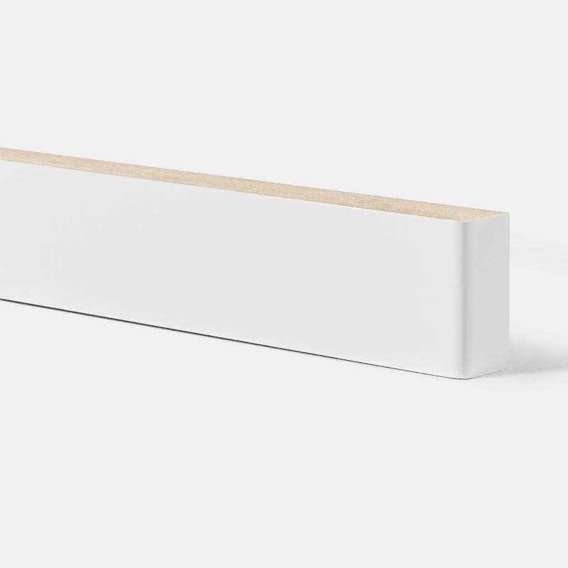 GoodHome Stevia skjuleliste til køkkenskab med hvidevarer 60 x 5,8 cm i hvid højglans