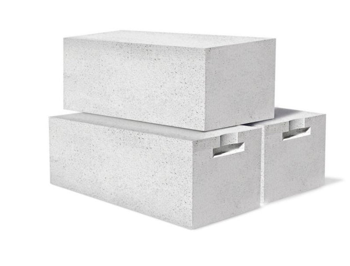 Gasbetonblok 24x24x59 cm Hvid med Greb