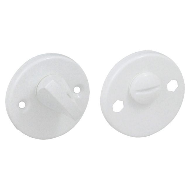 Blokada WC Aluminium Børstet Hvid 40-55 mm | 5906711202021