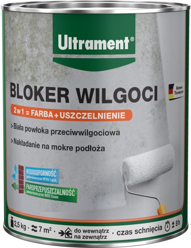 Fugtblokker 2,5 kg Hvid