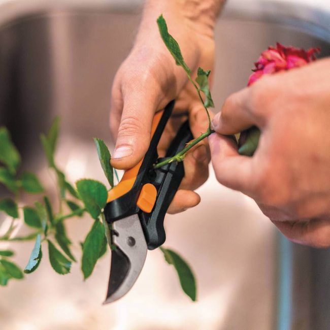 Blomstersaks SP140 Sort Orange