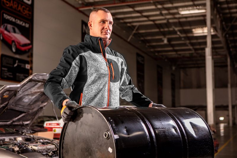 Strikket sweatshirt NEO TOOLS strikket L 1 stk.