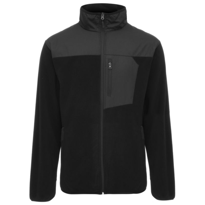Site Teak sort fleecejakke L