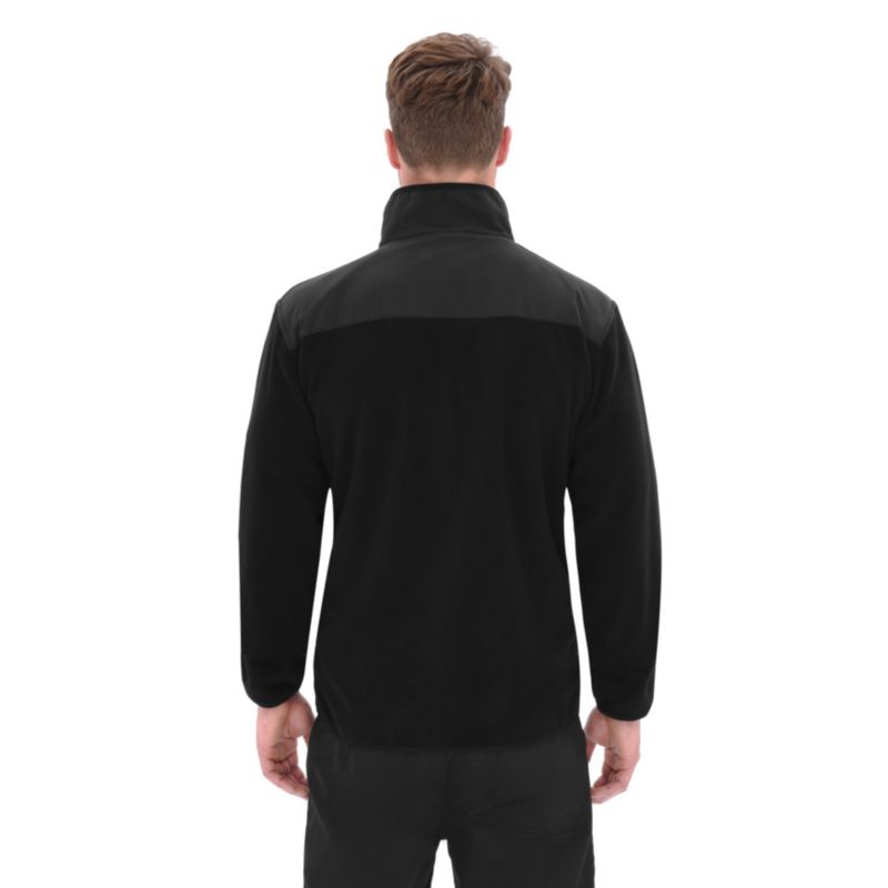 Site Teak sort fleecejakke L