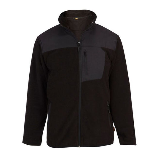 Site Teak sort fleecejakke M