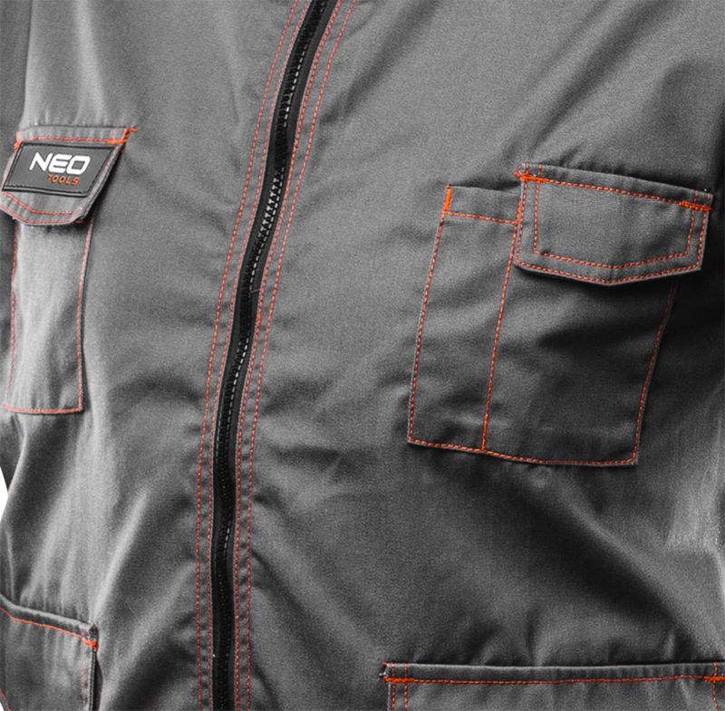 NEO TOOLS arbejdsbluse med justerbare elastikker XL, 1 stk.