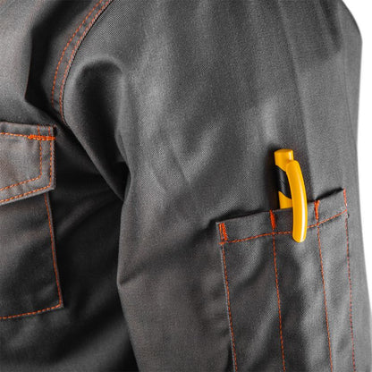 NEO TOOLS arbejdsbluse med justerbare elastikker XL, 1 stk.
