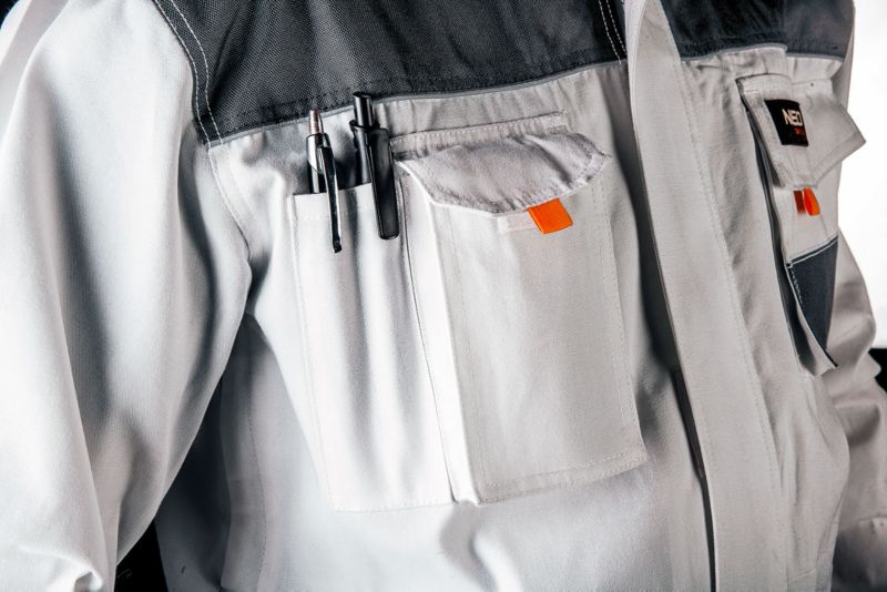 NEO TOOLS arbejdsbluse med forstærkninger på albuerne M 1 stk.