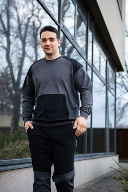 Unisex arbejdsbluse NEO TOOLS L COMFORT, grå-sort, 1 stk.