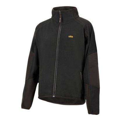 Site Karker fleecejakke sort XL