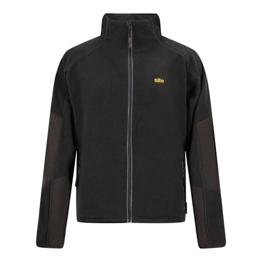 Site Karker fleecejakke sort XL