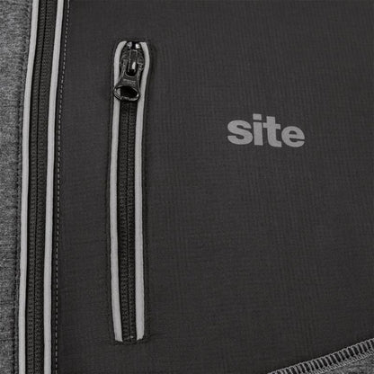 Site Suter hættetrøje med lynlås i størrelse S